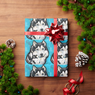 Papier Cadeau Malamute d'Alaska