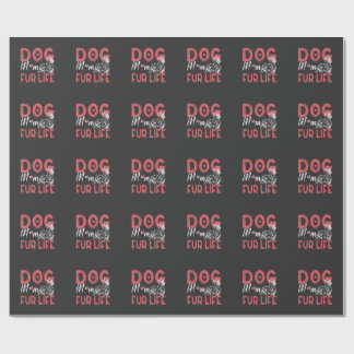 Papier Cadeau Maman de chien pour la vie Fête des mères Cadeaux