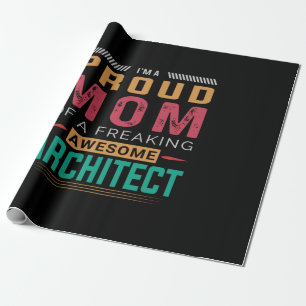 Papier Cadeau Maman De L'Architecte Génial