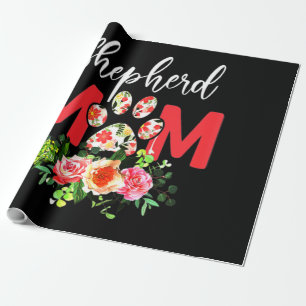 Papier Cadeau Maman mignonne berger allemand