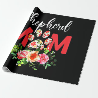 Papier Cadeau Maman mignonne berger allemand
