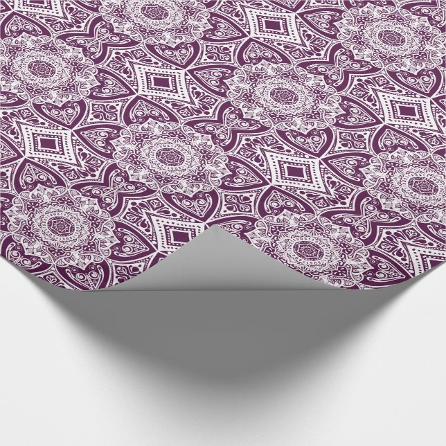Papier Cadeau Mandala Blackberry (Coin)