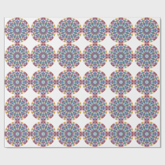 Papier Cadeau Mandala de fleurs