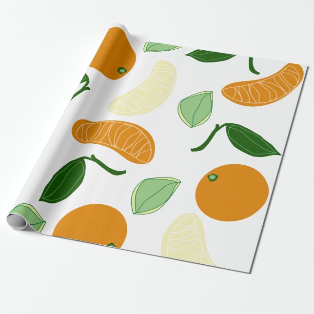 Papier Cadeau Mandarin (Déroulé)