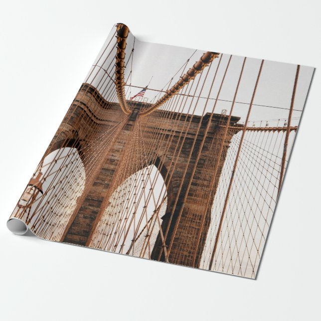 PAPIER CADEAU MANHATTAN BRIDGE NEW YORK (Déroulé)
