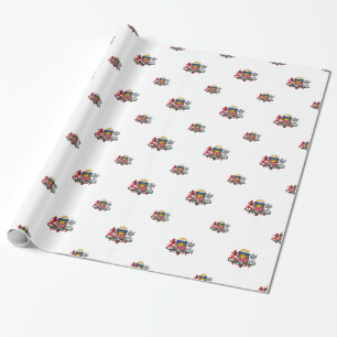 Papier Cadeau Manteau des bras letton
