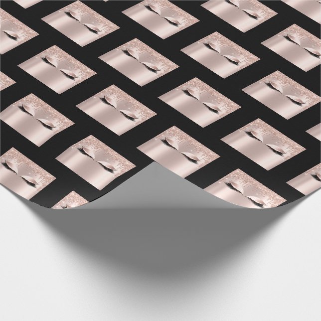 Papier Cadeau Maquillage Eyebrows Lashes Rose Spark Bridal Sweet (Coin)