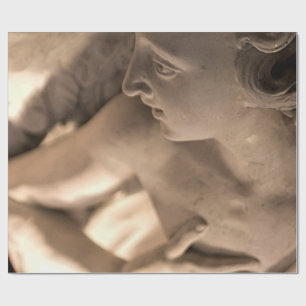Papier Cadeau Marble Angel Sculpture Art Imprimer