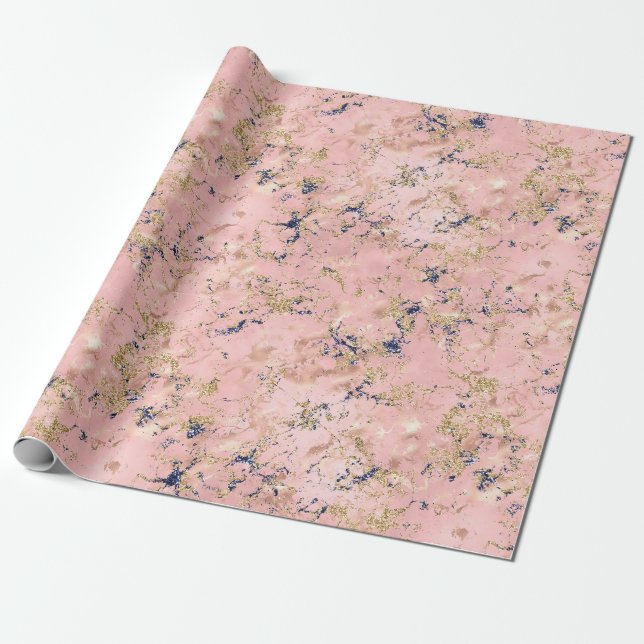 Papier Cadeau Marbrage numérique, texture marbré, arrière - plan (Déroulé)