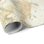 Papier Cadeau Marbre Champaigne Gold Sepia Cream Taches métalliq<br><div class="desc">Minimalisme et élégance selon les tendances actuelles de décoration intérieure. Pour De Nombreuses Occasions De Glam De Luxe</div>
