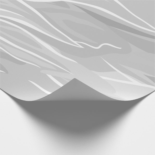 Papier Cadeau Marbre gris minimaliste (Coin)