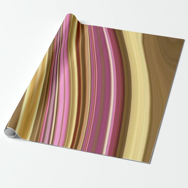 Papier Cadeau Marbre liquide rétro-numérique élégant Abstrait (Déroulé)