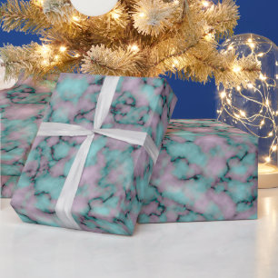 Papier Cadeau Marbre Moderne De Luxe