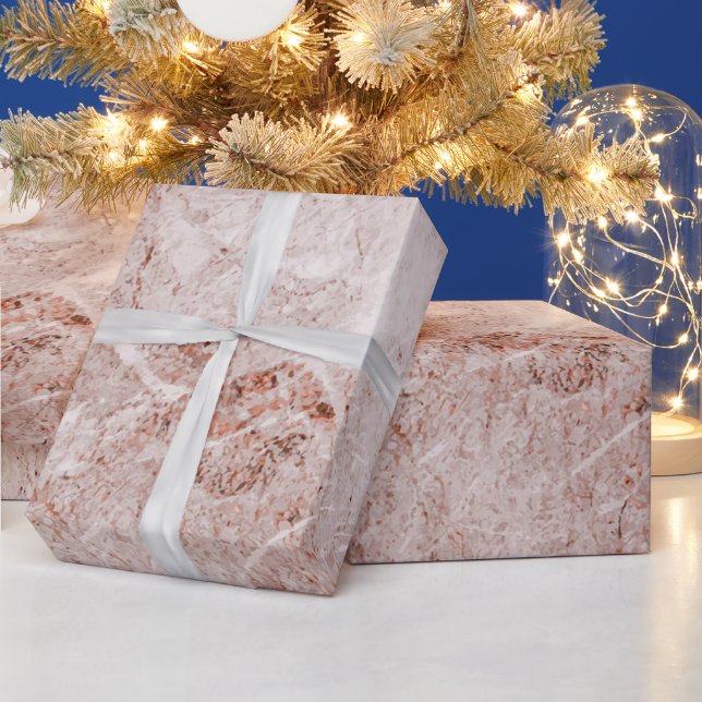 Papier Cadeau Marbre Moderne De Luxe (Vacances)