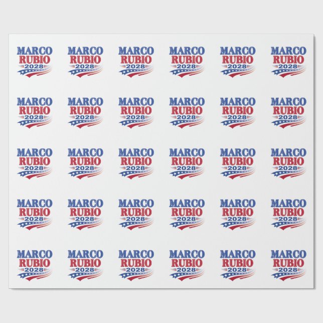 Papier Cadeau Marco Rubio 2028 (3ème) (Plat)
