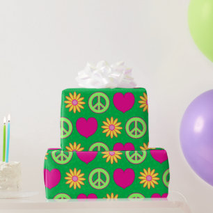 Papier Cadeau Marguerites Groovy