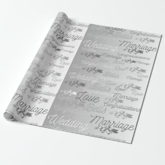 PAPIER CADEAU MARIAGE BELLS WRAPPER PAPIER