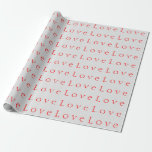 Papier Cadeau Mariage d'amour blanc unique<br><div class="desc">Vous pouvez facilement changer les polices et les couleurs. Vous pouvez également ajouter votre logo et l'image arrière - plan comme vous le souhaitez.</div>