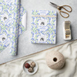 Papier Cadeau Mariage d'aquarelle fleur sauvage Speedwell bleu<br><div class="desc">Joli bleu Veronica Speedwell fleur sauvage aquarelle peinture photo mariage papier d'emballage. © Peinture et design d'origine par Sarah Trett pour www.mylittleedenweddings.com</div>