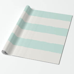 Papier Cadeau Mariage de Motif de rayures de bord brut de vanill