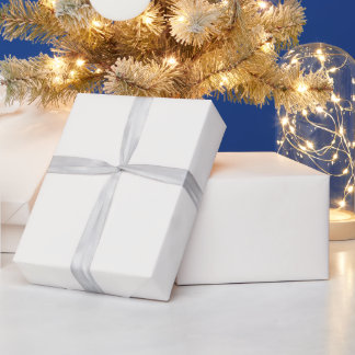 Papier Cadeau Mariage Élégant Couleur Unie Ivoire Chaud