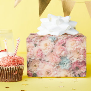 Papier Cadeau Marie Antoinette Floral