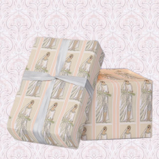 Papier Cadeau Mariée Art déco
