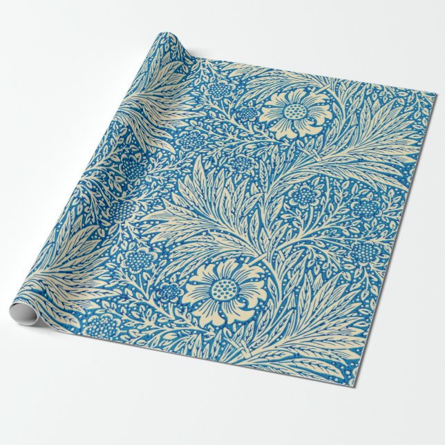 Papier Cadeau Marigold, 1875, par William Morris (Déroulé)