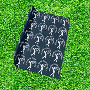 Papier Cadeau Marine Joyeux Anniversaire HOMME Golfeur