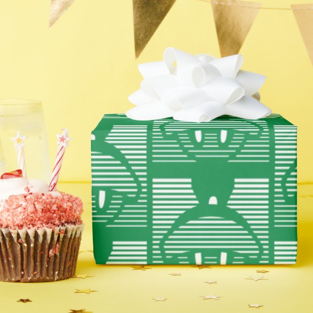 Papier Cadeau MARVIN L'Icône rayée MARTIAN™ (Fête d'anniversaire)