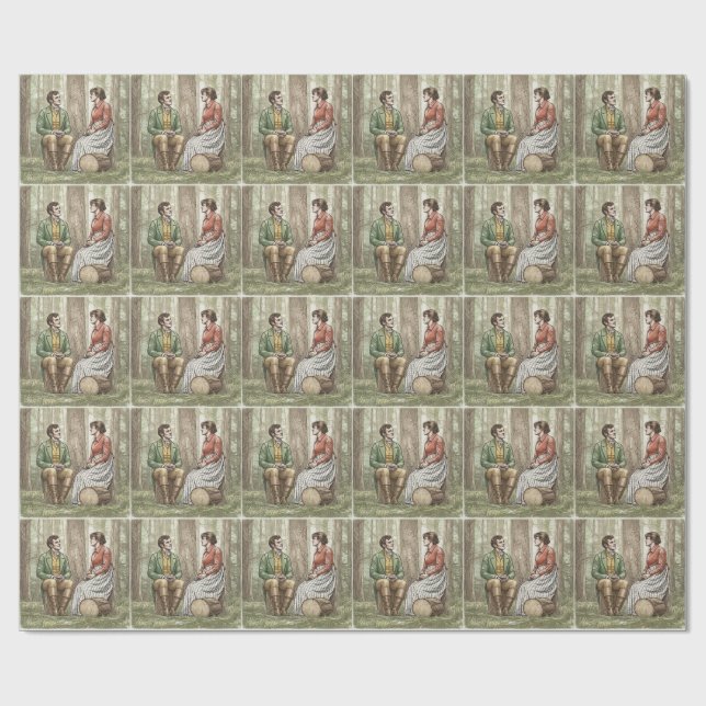 Papier Cadeau Mary and Tom in "The Other Bennet Sister" (Plat)