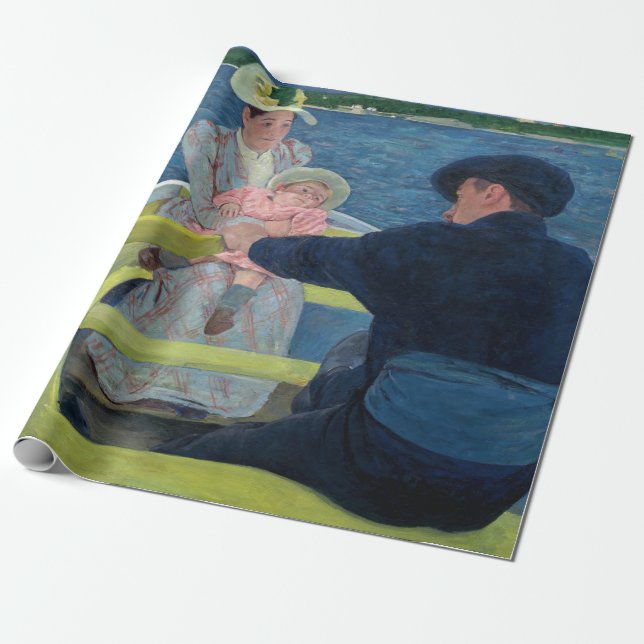 Papier Cadeau Mary Cassatt - La fête de la navigation (Déroulé)