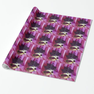 Papier Cadeau Masque pourpre de mascarade