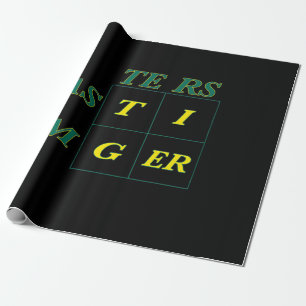 Papier Cadeau Masters de Tiger Goat Woods