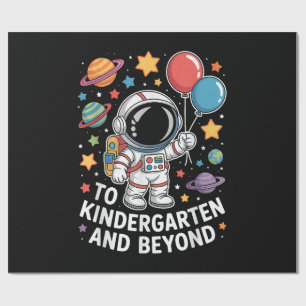 Papier Cadeau Maternelle et au-delà Astronaute Espace