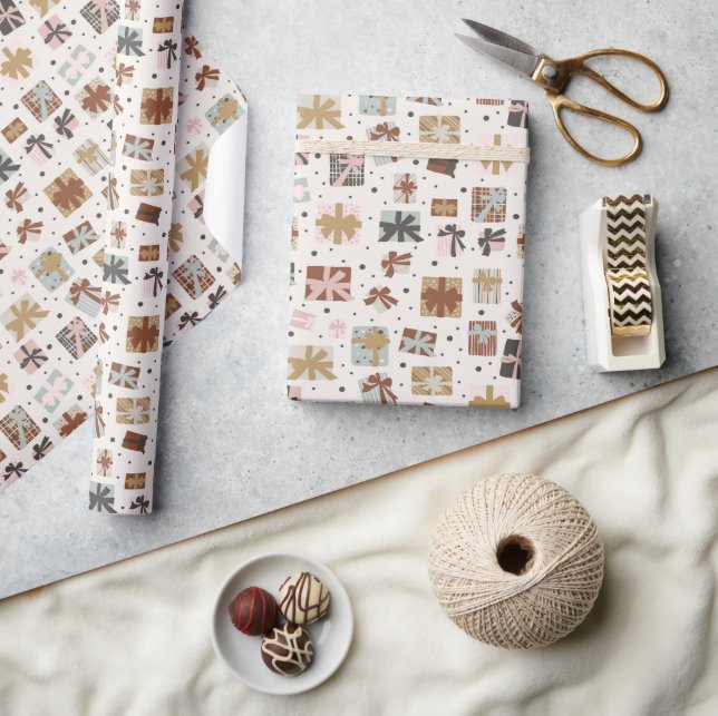 Papier Cadeau matin de Noël (Artisanat)
