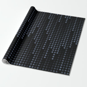 Papier Cadeau Matrice Pois foncée