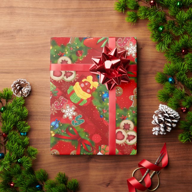 Papier Cadeau Matte Wrapping Paper (Cadeau de vacances)