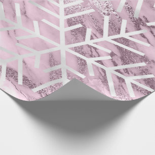 Papier Cadeau Mauve Puple de marbre de vacances de Noël de