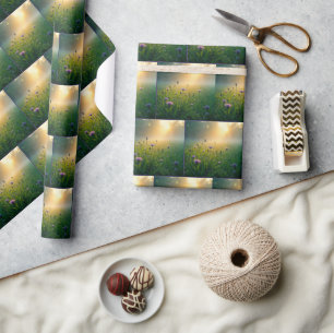 Papier Cadeau Meadow Fleur sauvage éclairé