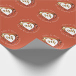 Papier Cadeau Médaillon de coeur en terre cuite du 9e anniversai<br><div class="desc">Cela ne fait-il pas une impression audacieuse et agréable en l'honneur de votre 9e anniversaire mariage en terre cuite,  d'un emblème cardiaque et tout le reste ?</div>