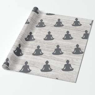 Papier Cadeau méditation namaste
