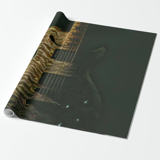 Papier Cadeau Meilleur guitariste (Déroulé)