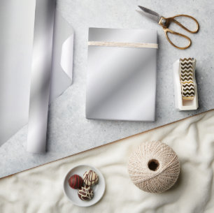 Papier Cadeau Meilleur Modèle en argent métallique sur mesure