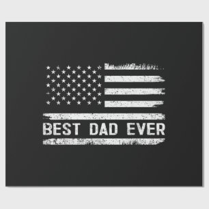 Papier Cadeau Meilleur Papa de Tous les Temps avec Cadeaux de Dr