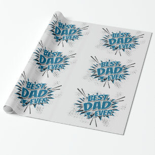 Papier Cadeau Meilleur papa jamais
