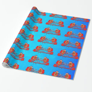 Papier Cadeau Mele Kalikimaka Tiki