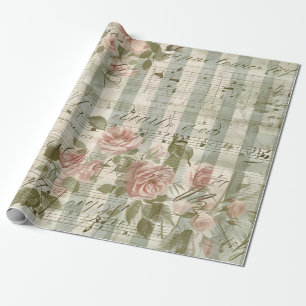 Papier Cadeau Mélodie vintage