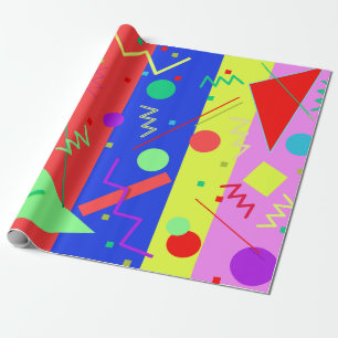 Papier Cadeau Memphis numéro 66