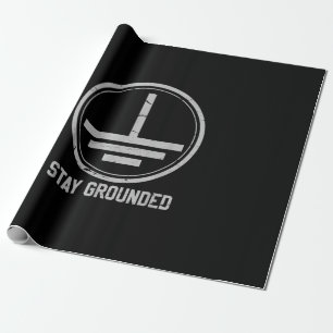 Papier Cadeau Mens Electrician - Restez au sol amusant Nerd